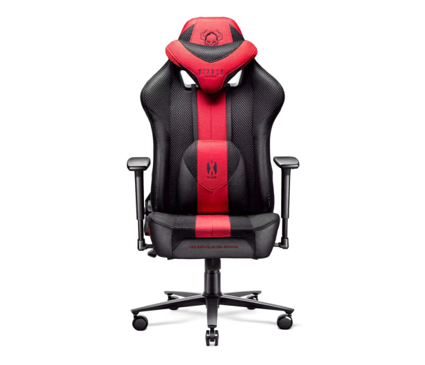 DIABLO Chairs X-PLAYER 2.0 Normal Size materiałowy karmazynowo-antracytowy - 1208664 - zdjęcie 2